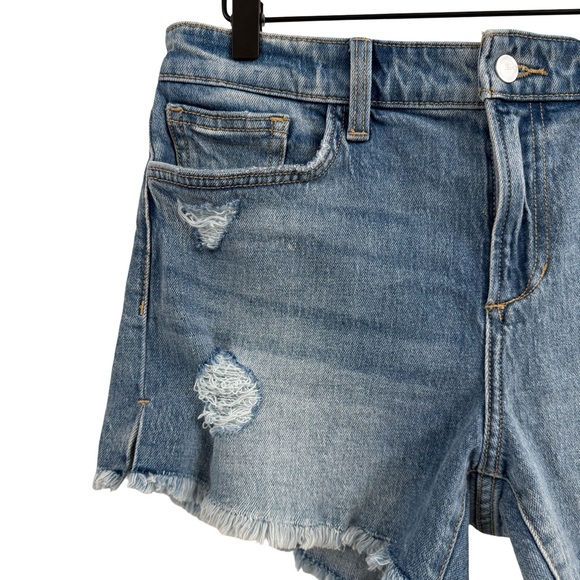 Joe's Jeans Blue Distressed Jean Shorts Casual Summer Style - Picture 2 of 10